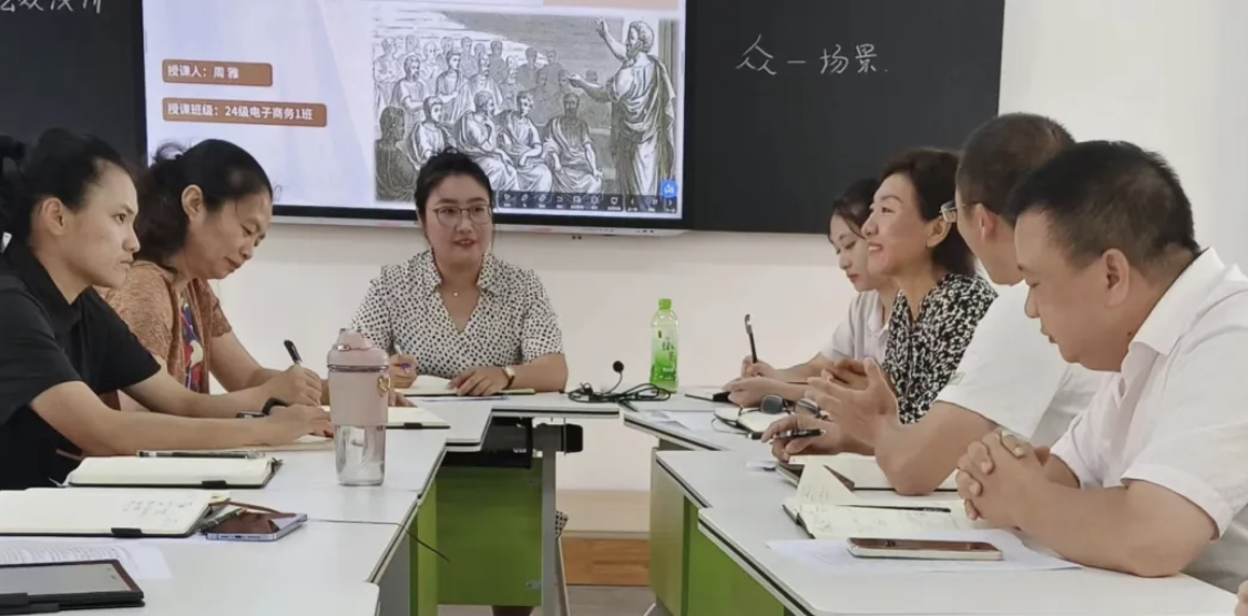 教學 I海南東方新絲路職業學院教務處舉行試講課活動